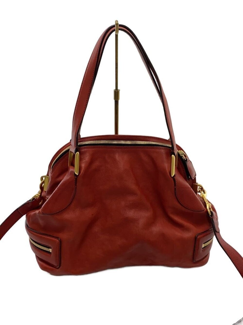 Chloe Shoulder Bag Leather RED Paddington